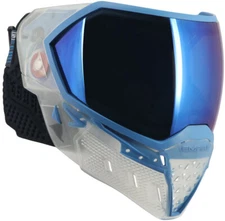 Empire EVS Paintball Mask/Goggle Clear/Blue -  Blue Mirror Thermal Lens