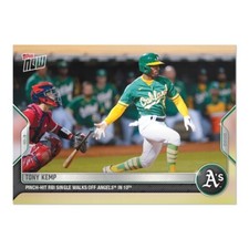 2022 MLB Topps NOW 1011 TONY KEMP OAKLAND A’s  PRESALE