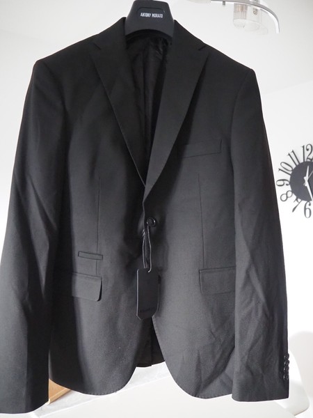 Pull&Bear. Chaqueta blazer negra. Talla 50 / L