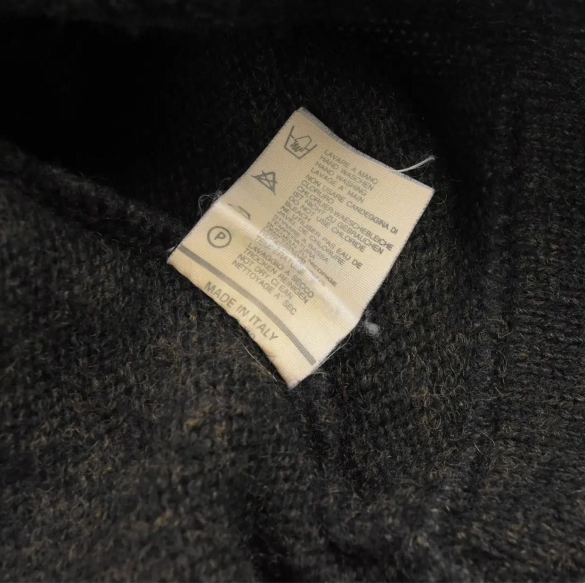 ストーンアイランド グリーンエッジ 長袖 スウェット ポロ ニット 80s