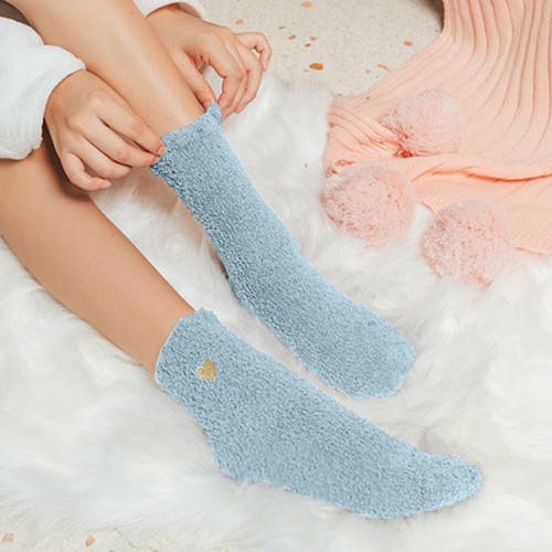Womens Fuzzy Socks Winter Warm Fluffy Socks Athletic Outdoor Sports Sleep Socks - Bild 36 von 47