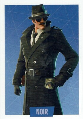Panini Fortnite Serie 1 2019 Sticker Epic Games Sticker Nr. # 165 Noir