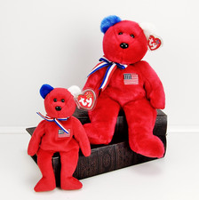 Ty AMERICA 9/11 Red Cross Themed 14 Plush Beanie Buddy Baby from 2002