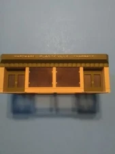 o scale plasticville hardware and pharmacy store custom painted and weathered
