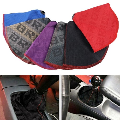 AU Universal JDM Style Bride Shift Knob Boot Cover Shifter Lever Collars for Car - Picture 3 of 13
