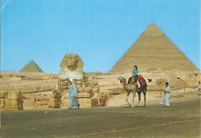 14049 - Ak zeigt die Sphinx und Pyramiden, Ägypten