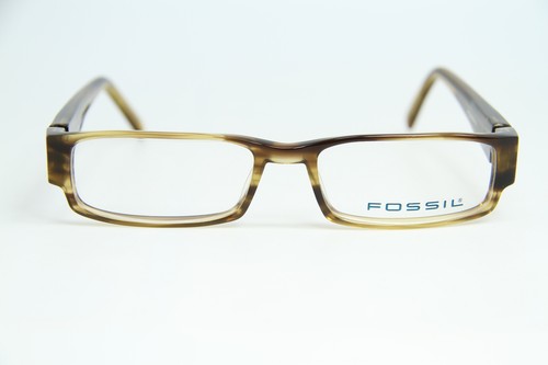 FOSSIL OF 2055 Brown Acetate Eyeglasses Optical Frame 18-3 - Picture 2 of 5