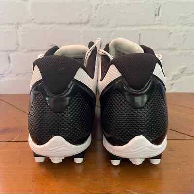 Nike Men\'s Alpha Pro Fly Wire Cleats Black White Size 15 Nike Alpha Pro Flywire Molded Cleats Men main image 2