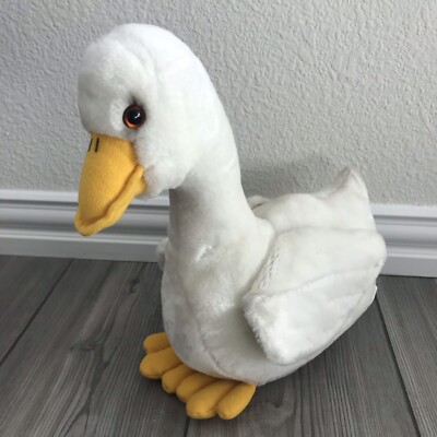 Rare HTF Vintage Walmart 12” Mother Goose White Duck Plush