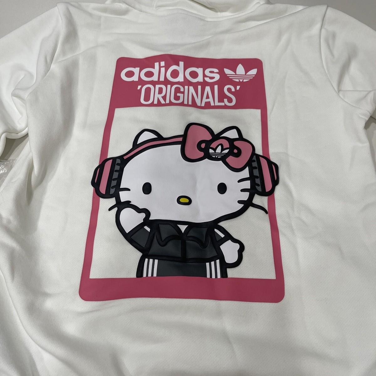ADIDAS ORIGINALS X HELLO KITTY HOODIE Kids S White | eBay