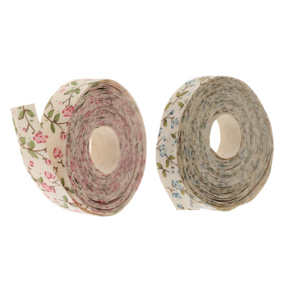 5 Yards Stoffband Ripsband Geschenkband   mit Blumen Design für jede