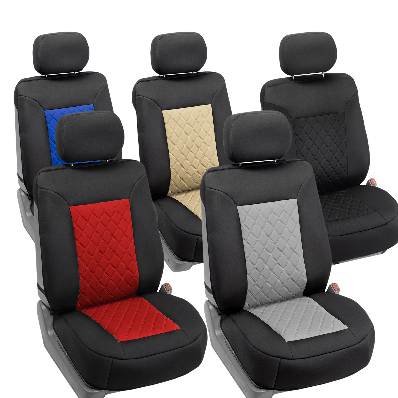 Neosupreme Deluxe Car Seat Covers Fit For Car Truck SUV Van - Front Row