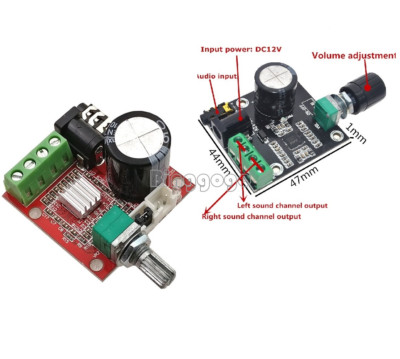 NEU 2X15W PAM8610 Power Audio Amplifier Board Dual D Class Channel Module