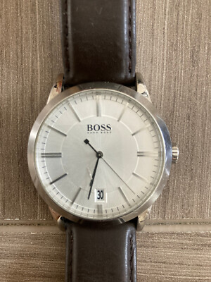 HUGO BOSS Uhr - Echtlederarmband - gebraucht