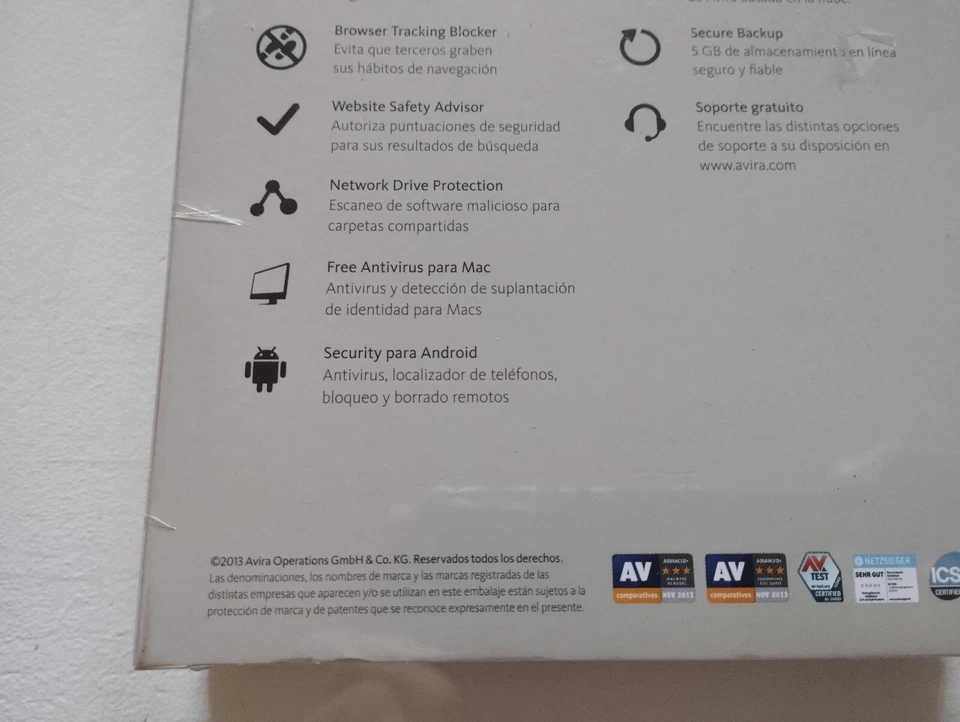 Avira Antivirus Suite 2013 Windows - 1 Benutzer+1 año - Bild 4 von 4