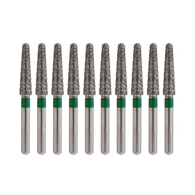 Diamond Dental Burs 856/025C High Speed FG Shank for Implant & Crown Prep 2.5mm