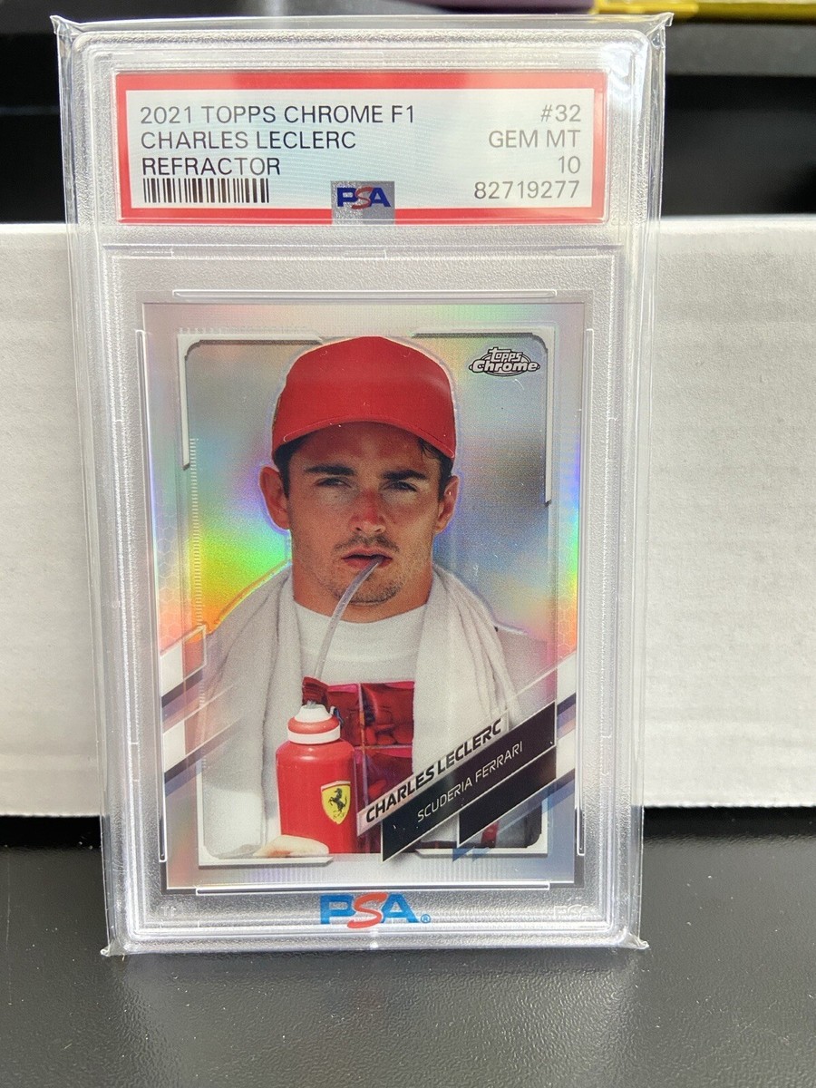その他 PSA10 Topps  Charles Leclerc Refractor 2020 Topps Chrome F1 Gold Wave Refractor Charles Leclerc RC