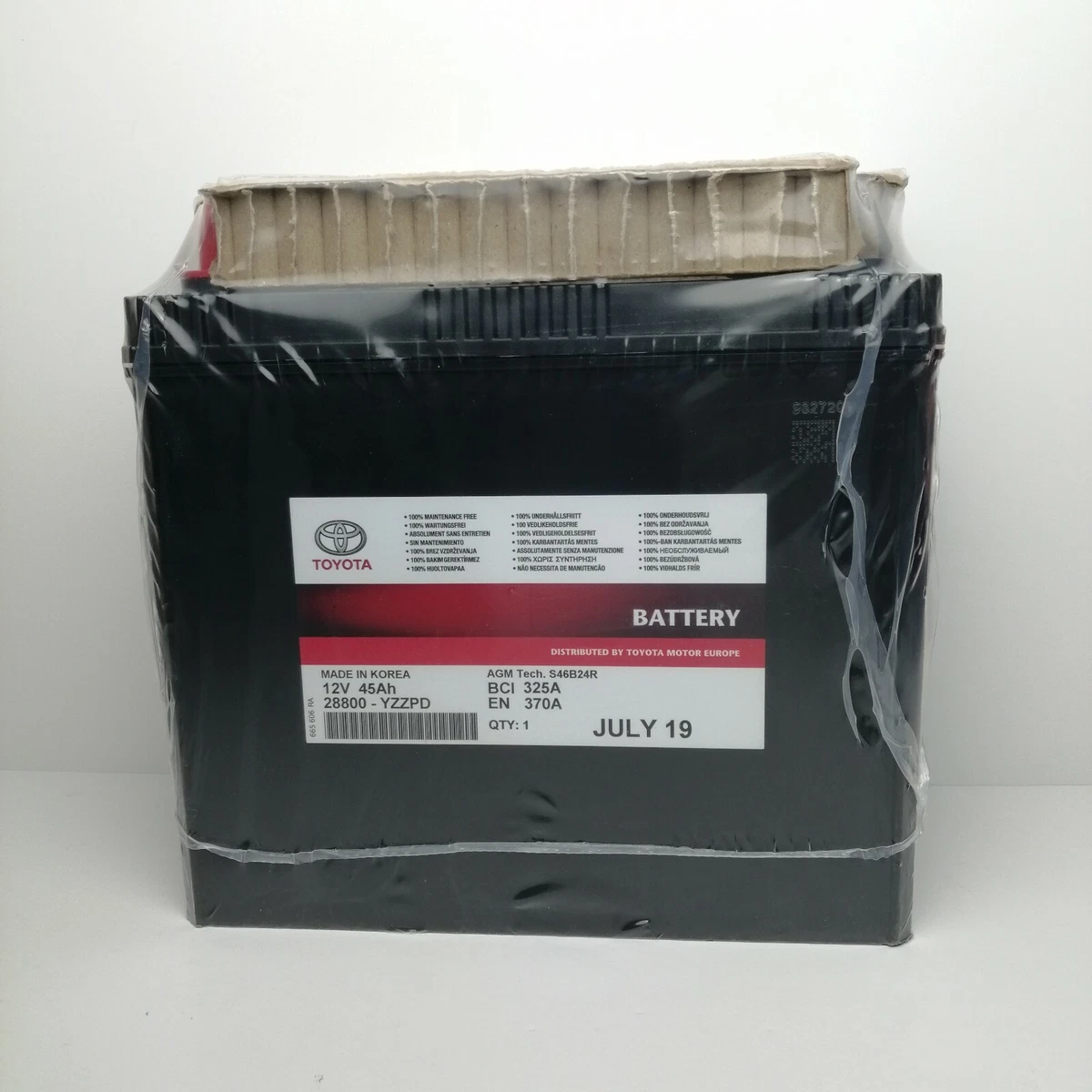 Genuine Lexus CT200H 12V Batter 45AH Auxiliary Battery Fits Prius