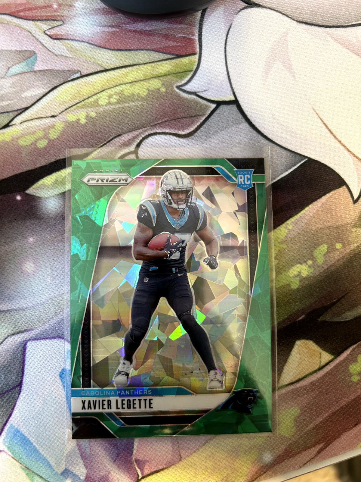 2024 Panini Prizm - Rookies Green Ice Prizm #398 Xavier Legette (RC)