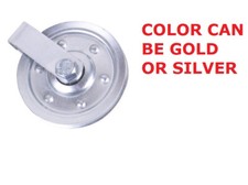 Garage Door 3  Sheave Pulley Kit with Clevis Strap, Bolts