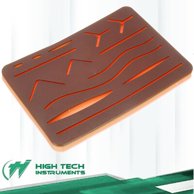 Silicone High Simulation Wound Suture Pad ,Medical Suture Training Kit Human Tra