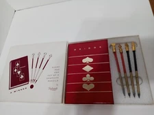 Bridge Score Pad And Set Of 4 Graphite Pencils By Stylecraft Vintage 