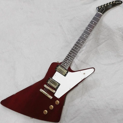Gibson 1977 Explorer Wine Red Gold Hardware Made in USA Solid Electric Guitar