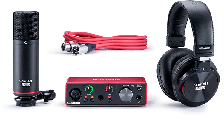 Focusrite Scarlett Solo Studio 3rd Gen USB Audio Recording