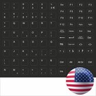 Autocollants de Clavier Anglais Noir Clavier Clé Keystick Noir USA Anglais Neuf