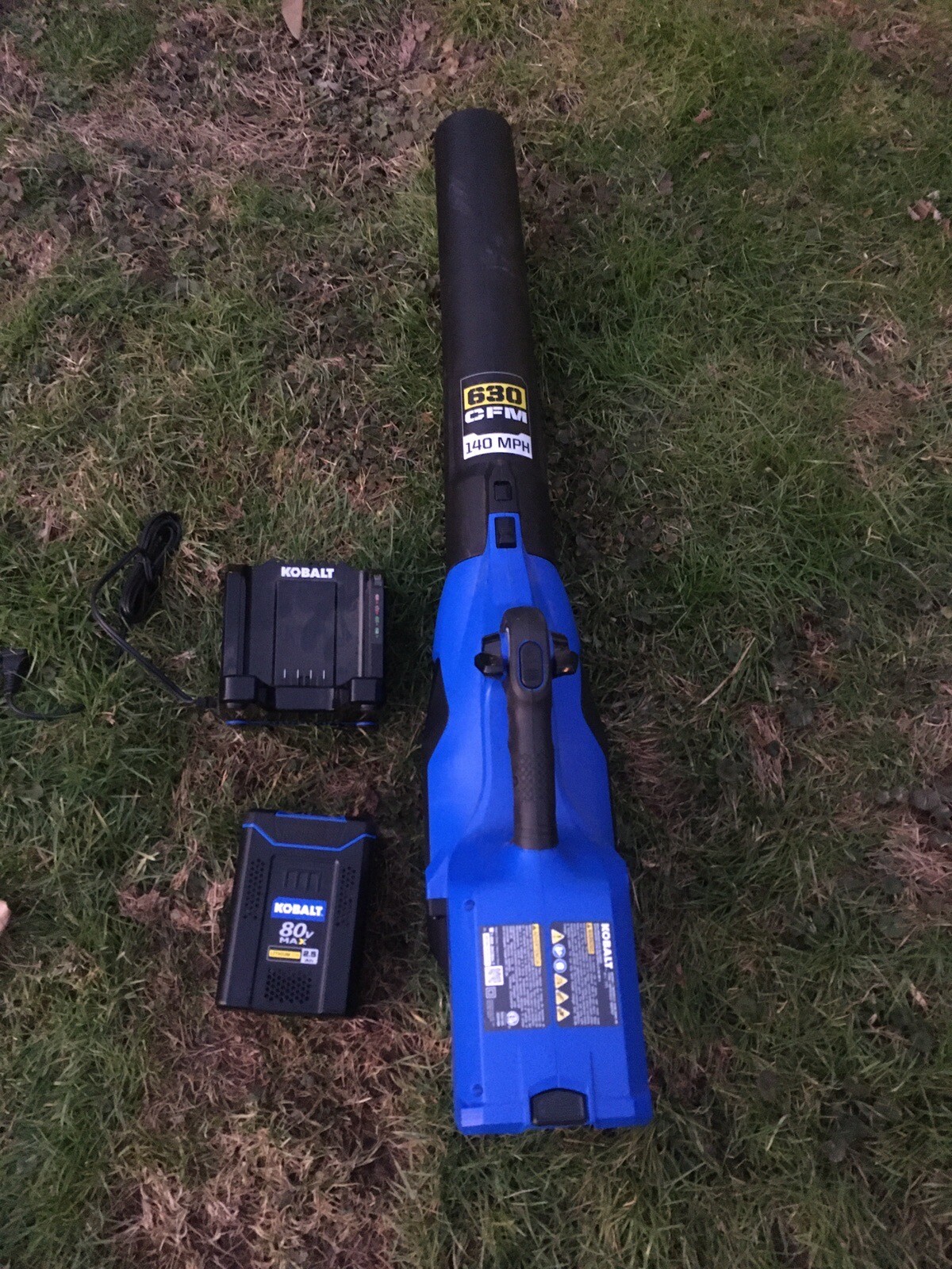kobalt-khb-2580-06-80v-cordless-electric-handheld-leaf-blower-kit-ebay