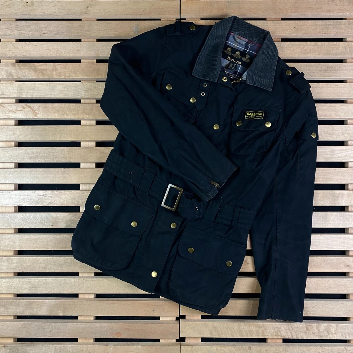 Barbour international outlet womens wax jacket