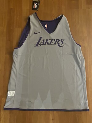 Nike Los Angeles Lakers Team Issued Reversible Practice Jersey
