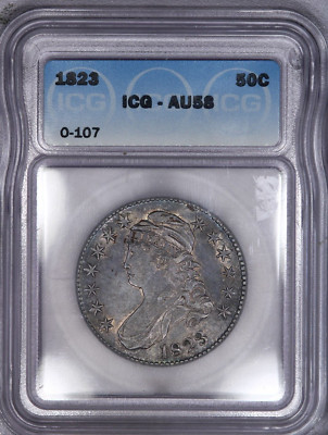 1823 Capped Bust Half Dollar 50c ICG AU58 - Super Flashy! | eBay