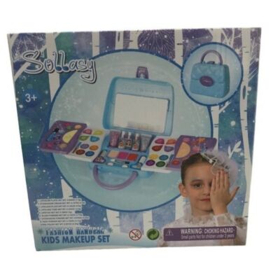 *Sollasy childrens Make up purse bag 48 piece frozen Dress up girls cosmetics