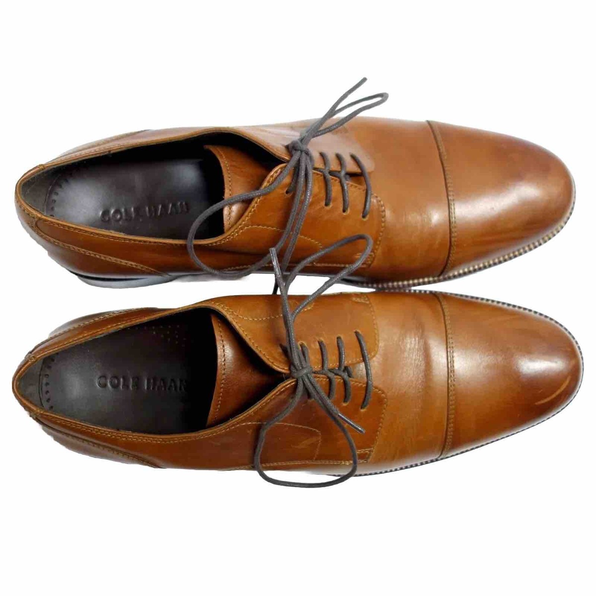 Cole Haan Benton Cap Toe Derby II Distressed Leather Oxford  display picture 3