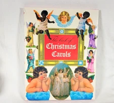 Christmas Carols Vintage 1985 Hardcover Book Christian Songs Lyrics Illustrated