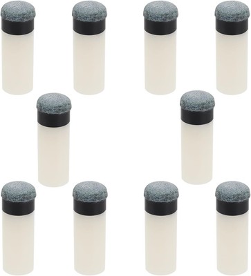 10 Kits 12MM Billard Queue Cue Tips with Pool Cue Stick Ferrules for Snooker