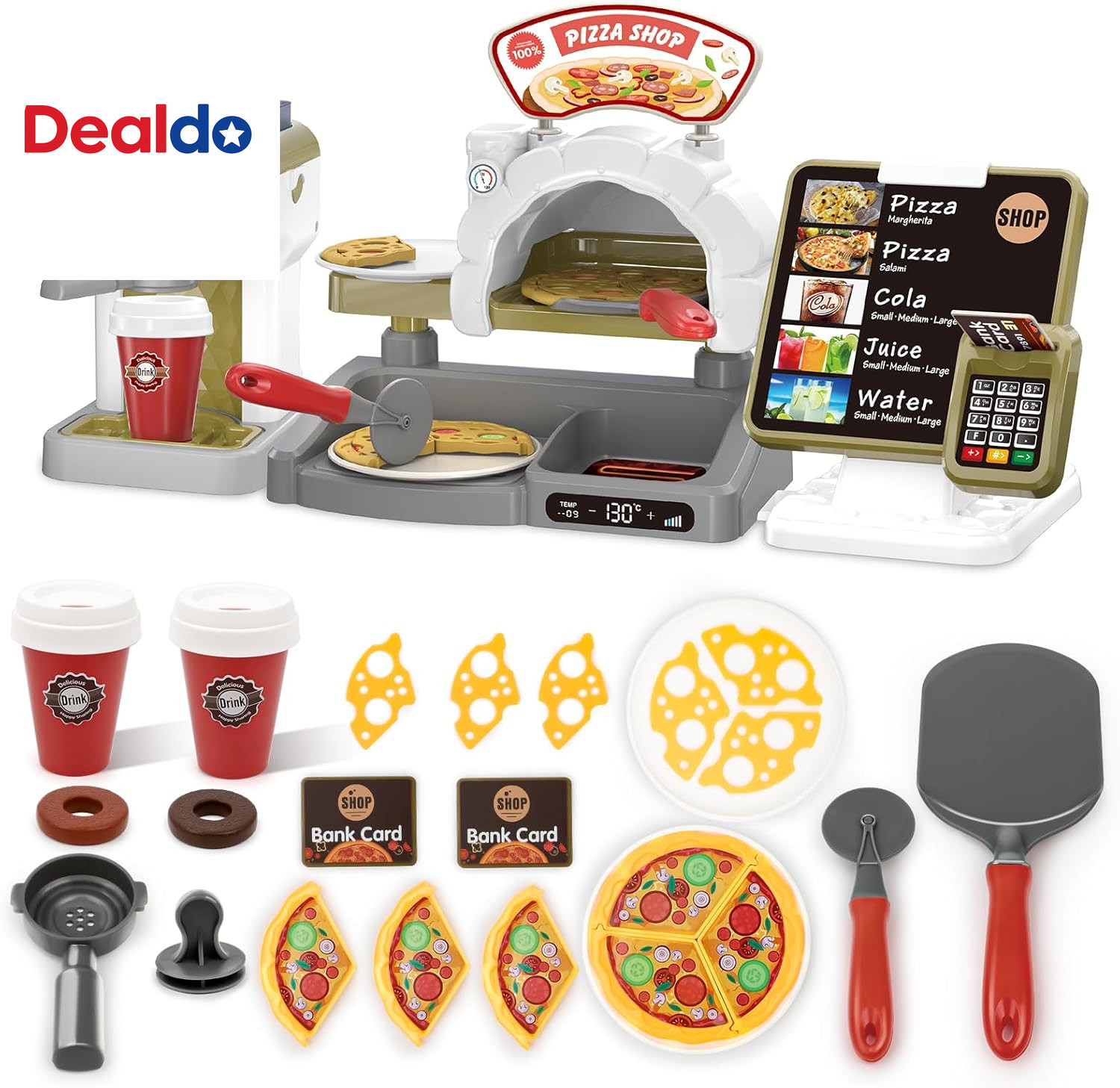 Play Set Pizzas Shop With Ca
