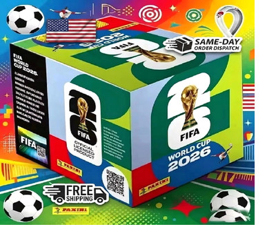 FIFA World Cup 2026 PANINI Collection - 1 Box 50 packs 350 stickers US