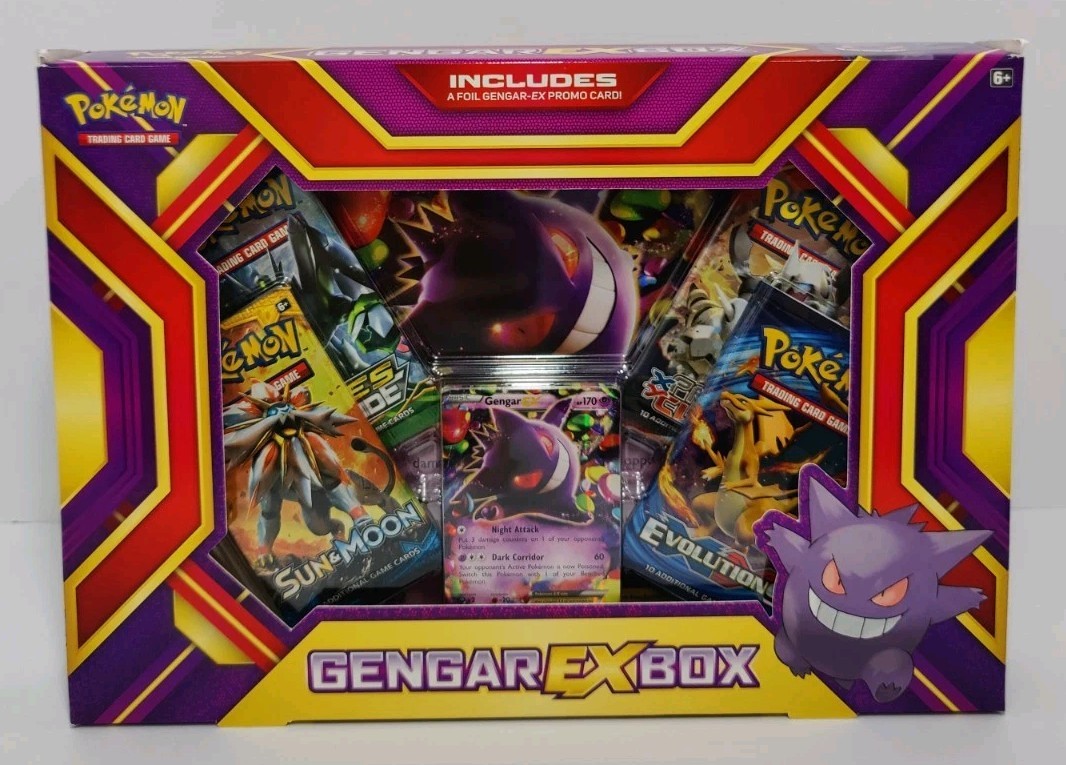 New Factory Sealed Pokémon TCG : Gengar-EX Box Release 2016