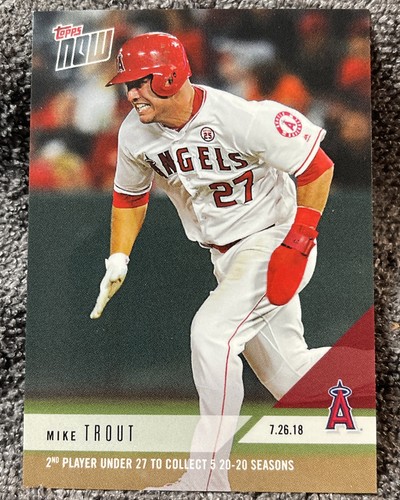 2018 Topps Now 506 Mike Trout