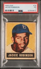 1948 LEAF #79 JACKIE ROBINSON PSA 1