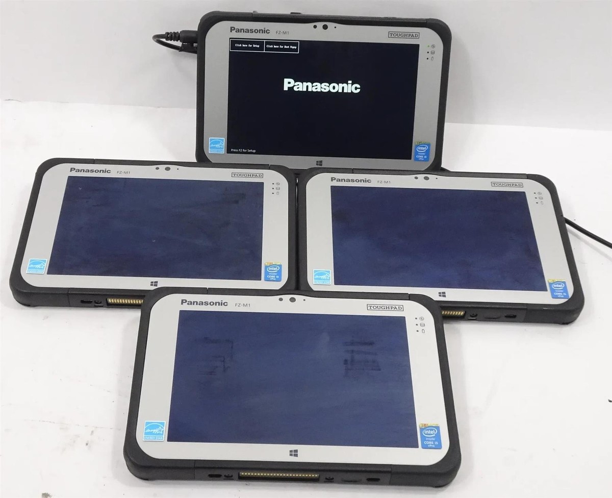 Lot 4 Panasonic ToughPad FZ-M1 Core i5-4302Y 1.6GHz 4GB 128GB - No