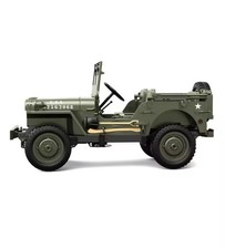 1941 Jeep Willys Us Army Remote Control Car Toy Winch And Tarp Included