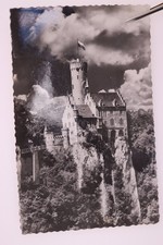 Schloss Lichtenstein Castle Germany 1955 Posted Postcard