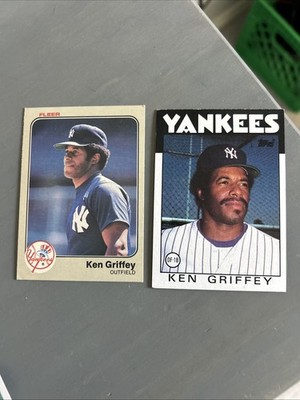 Two Ken Griffey Sr. Cards
