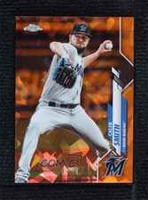 2020 Topps Chrome Sapphire Edition Orange 1/25 Caleb Smith #122 0c2