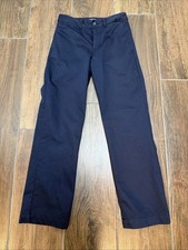 Polo Ralph Lauren Big Boys Straight Fit Twill Chino Pant Navy Sz 12