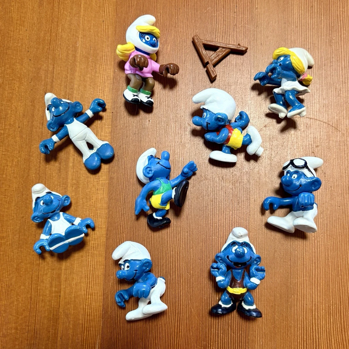 The Smurfs Cartoon & TV Character Action Figures with Vintage for