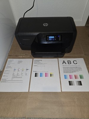 HP OfficeJet Pro 8210 Inkjet All-In-One Printer Low Page Count 1.7k Total
